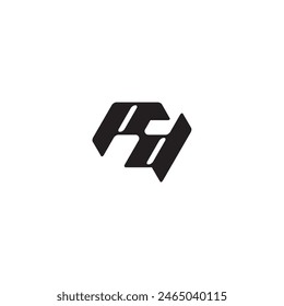 esport concept DP dynamic and cool design monogram initial logo letter