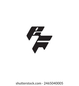 esport concept FE dynamic and cool design monogram initial logo letter