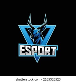 Esport Deer Gaming logo vector design