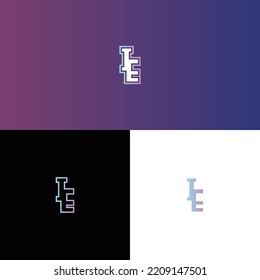 IE Esport Gaming Initial Logo Design