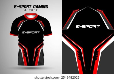 E-sport Gaming Jersey Design de montagem