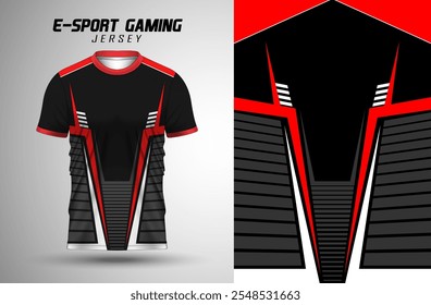 E-sport Gaming Jersey Design de montagem