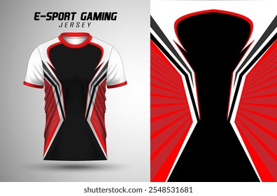 E-sport Gaming Jersey Design de montagem