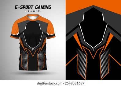 E-sport Gaming Jersey Design de montagem