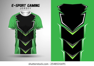 E-sport Gaming Jersey Design de montagem