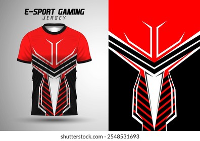 E-sport Gaming Jersey Design de montagem