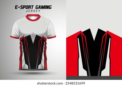 E-sport Gaming Jersey Design de montagem