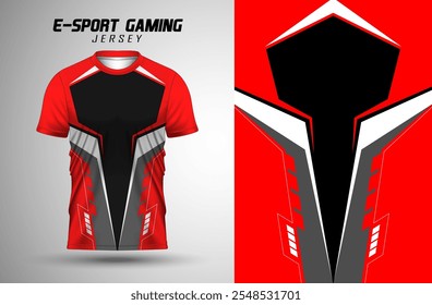 E-sport Gaming Jersey Design de montagem