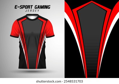 E-sport Gaming Jersey Design de montagem