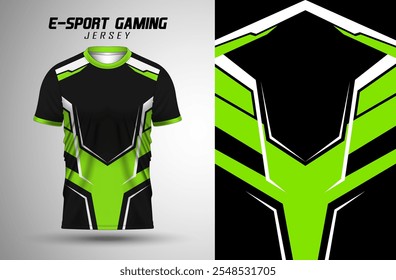 E-sport Gaming Jersey Design de montagem