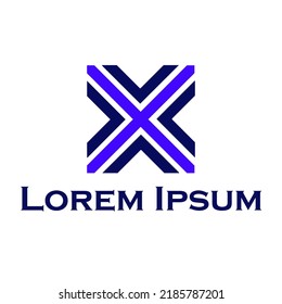 Esport gaming logo and or initial name. X lattering logo. X logo design vector sign