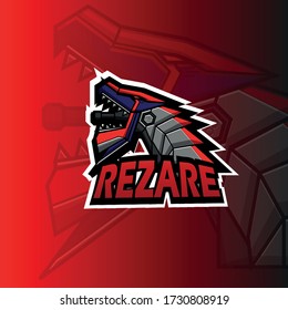 Esport Gaming Mascot Logo Template For Streamer Team