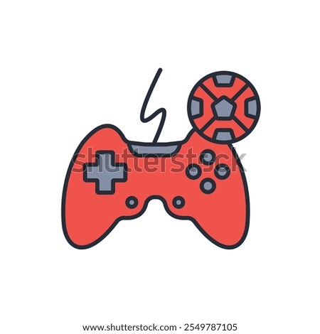 esport icon. vector.Editable stroke.linear style sign for use web design,logo.Symbol illustration.