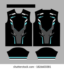 Esport Jersey Design in Ready to use Print. 