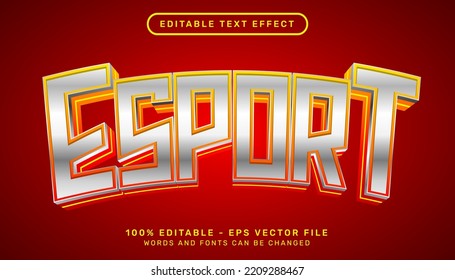 Esport Light Color 3d Text Effect