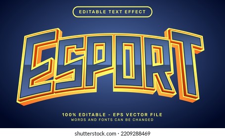 Esport Light Color 3d Text Effect