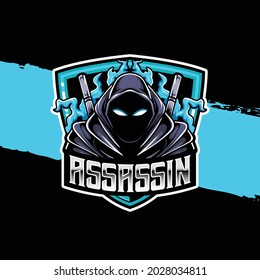 esport logo assassin character icon