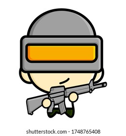 Esport Logo Battle Helmet Vector.
