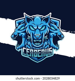 esport logo cerberus character icon