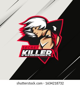 esport logo design vector fit for emblem,mascot,sport  etc.