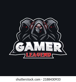 Esport Logo Gamer Legend Mascot Design
