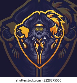 Esport logo pirates for your professional team