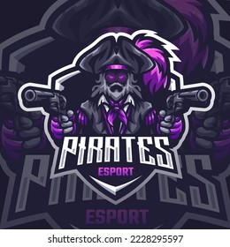 Esport logo pirates for your professional team