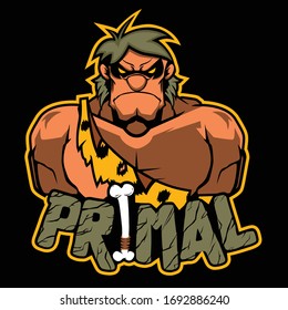 Esport Logo Primal Soldier Vector