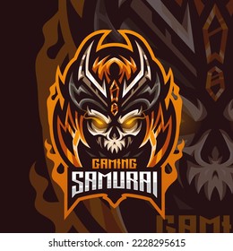 Esport logo samurai for your professional team