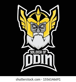 Esport Logo Soldier Of Odin Vector
