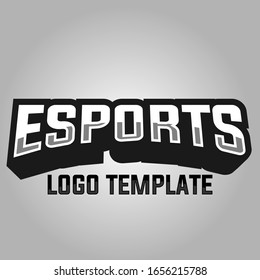 esport logo template vector illustration