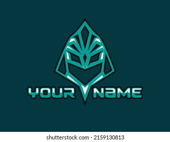 ESport Logo Terrible Face of the Enemy. Very symbolic of aggressiveness and expressiveness as if it symbolizes the devil