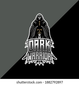 esport logo whit reaper caracter icon