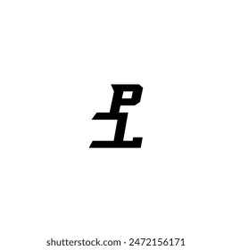 esport monogram initial boldand cool concept PL sporty style letter