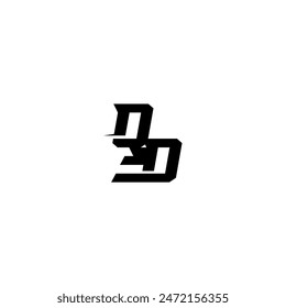 esport monogram initial boldand cool concept QD sporty style letter