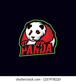 Esport Panda Mascot Logo