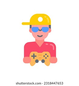 Esport Player icon in vector. Illustration