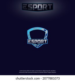 Esport shield element logo design good use for symbol identity emblem badge brand and more