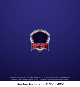 Design des Esport-Sheild-Logos für die Marke Identyti und mehr