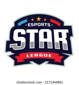 E-sport star league badge logo