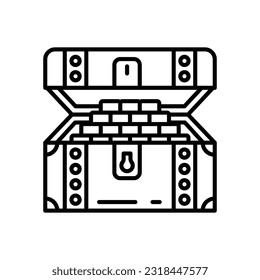 Esport Treasure Box icon in vector. Illustration