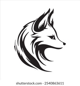 Esport vector logo fox, fox icon, fox head, vector white background
