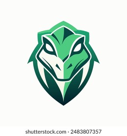 Esport vector logo lizard, lizard head, vector and sticker