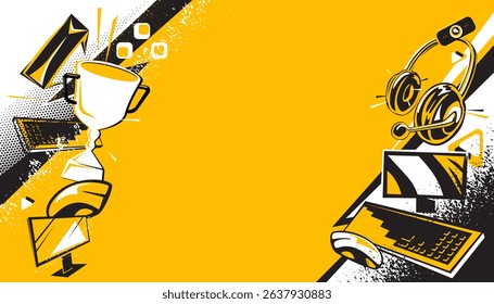 Esports abstract background design. Vector of game electronic sports badge template design.
