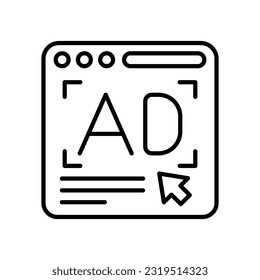 Esports advertising icon in vector. Illustration