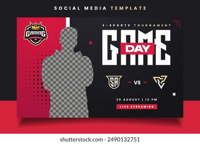 E-sports Banner Flyer Template for Gaming Team or Tournament