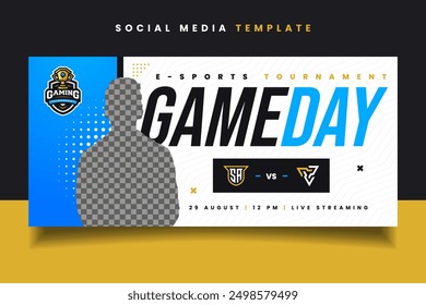 E-sports Banner Flyer Template for Gaming Team or Tournament