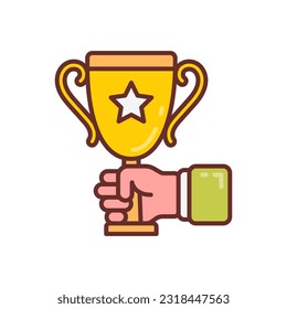 Esports Champion icon in vector. Illustration