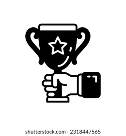 Esports Champion icon in vector. Illustration