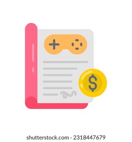 Esports Commercial Partner icon in vector. Illustration